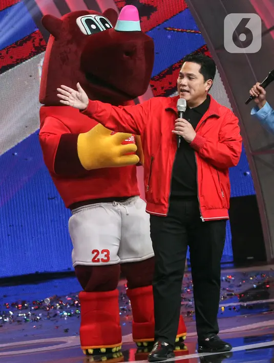 <p>"Ini kita namain Bacuya karena di Indonesia kita juga punya badak. Ada badak Jawa, ada badak Sumatera. Memang filosofinya, badak ini asli simbol kelincahan dan kekuatan, karena rata-rata badak Jawa dibandingkan badak lain itu lebih kecil, jadi kuat dan lincah," jelas Erick Thohir. (Liputan6.com/Angga Yuniar)</p>