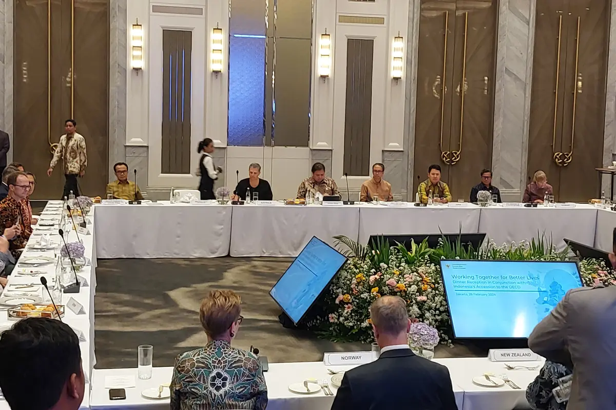 Forum OECD, Menko Airlangga Pamer Ekonomi Indonesia Tumbuh Terbesar di Asia Tenggara