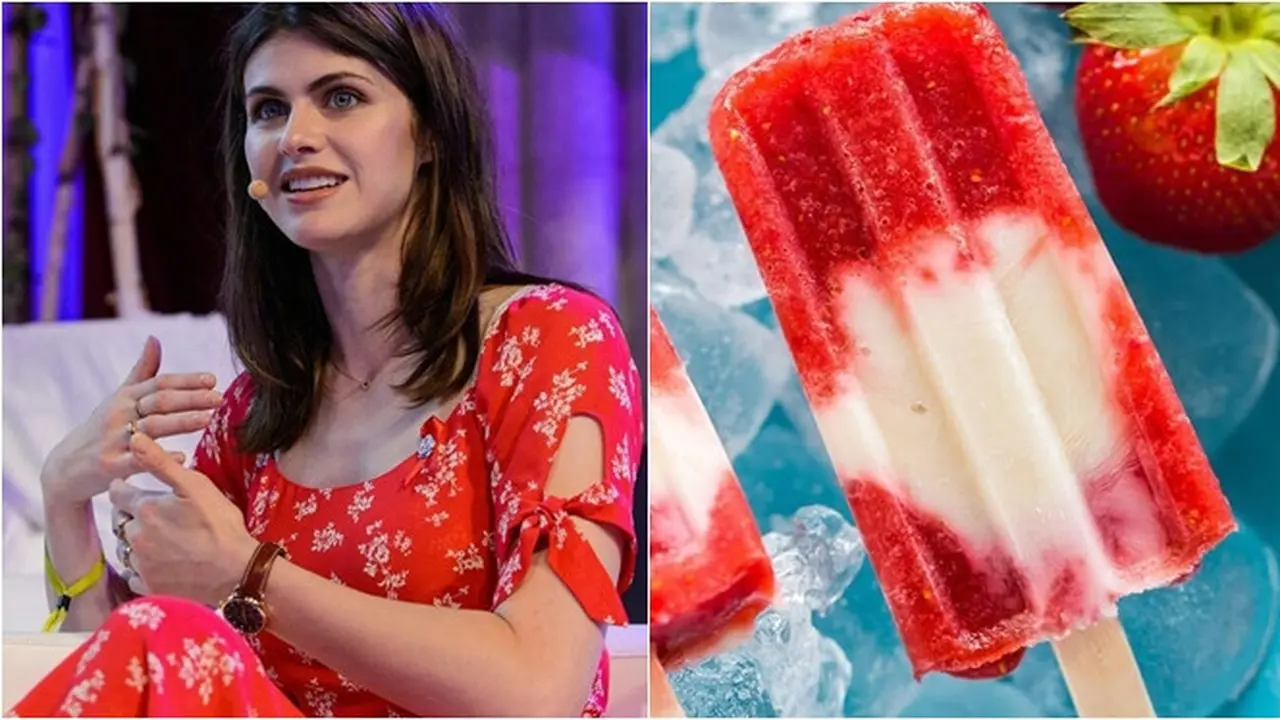 Cocoklogi Alexandra Daddario sebagai es krim stik