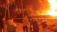 Kebakaran Melalap Gudang BBM di Pesawaran Lampung, Polisi Sebut Punya Izin Resmi