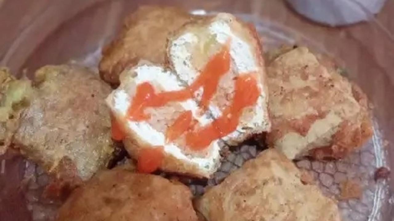 Resep tahu isi telur bihun pedas. (dok. Cookpad @malika_22)