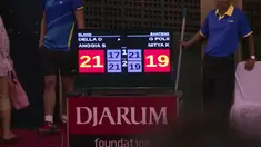 Menjelang Piala Sudirman 2015 di Dongguan, tiongkok 11-17 Mei 2015, PP PBSI melakukan persiapan dengan menggelar Simulasi  pertandingan di GOR Asia Afrika, Jakarta, Sabtu (3/5/2015).