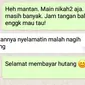 6 Chat Beri Ucapan Selamat Nikah ke Mantan Ini Bikin Baper (sumber: Istimewa)