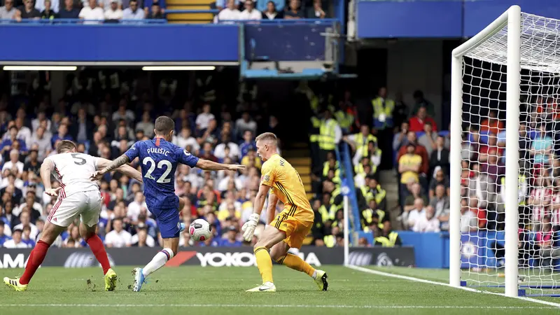 FOTO: Sempat Unggul 2-0, Chelsea Ditahan Imbang Sheffield United