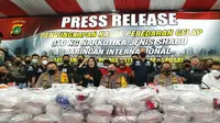 Satuan Reserse Narkoba (Satresnarkoba) Polres Metro Jakarta Pusat berhasil membongkar jaringan narkoba internasional dengan menyita 310 kilogram sabu. (foto: Istimewa).