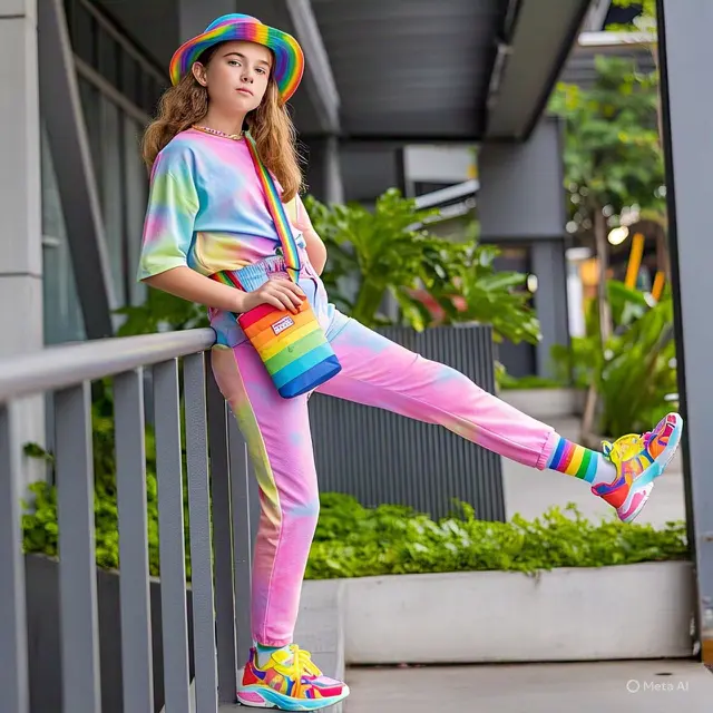 Rainbow Accessories Ensemble