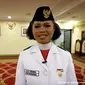 Lilly Indriani Suparman Wenda terpilih menjadi pembawa baki dalam Upacara Peringatan Hari Ulang Tahun (HUT) RI ke-78 di Istana Merdeka, Jakarta, Kamis, 17 Agustus 2023. (Foto: Sekretariat Presiden)