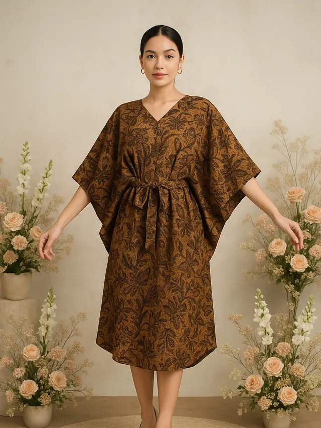 Model Batik Lengan Kelelawar