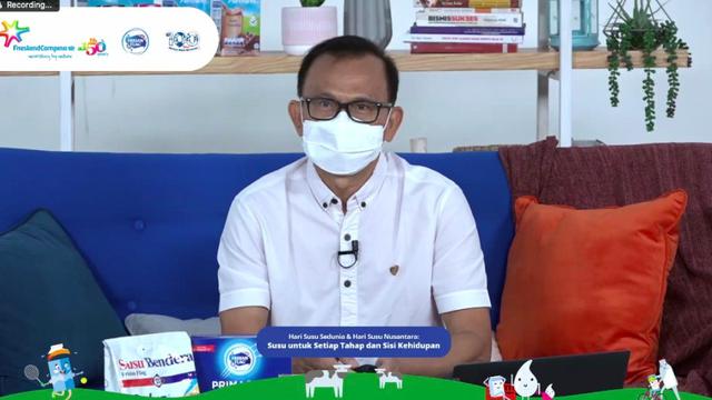 Guru Besar Ilmu Gizi, FEMA Institut Pertanian Bogor (IPB) University, Prof Dr Hardinsyah MS Menjelaskan Pentingnya Segelas Susu untuk Semua Orang