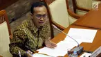 Capim Komisi Pemberantasan Korupsi (KPK) Sigit Danang Joyo menyampaikan pendapatnya saat Uji Kelayakan dan Kepatutan (Fit and Proper Test) dengan Komisi III DPR di Senayan, Jakarta, Rabu (11/9/2019). Sigit saat ini menjabat sebagai Kasub Dirjen Pajak Kemenkeu. (Liputan6.com/Johan Tallo)