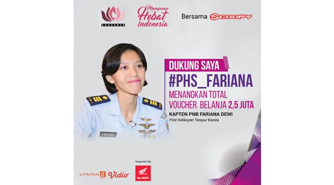 Kapten Pnb Fariana Dewi Djakaria Putri