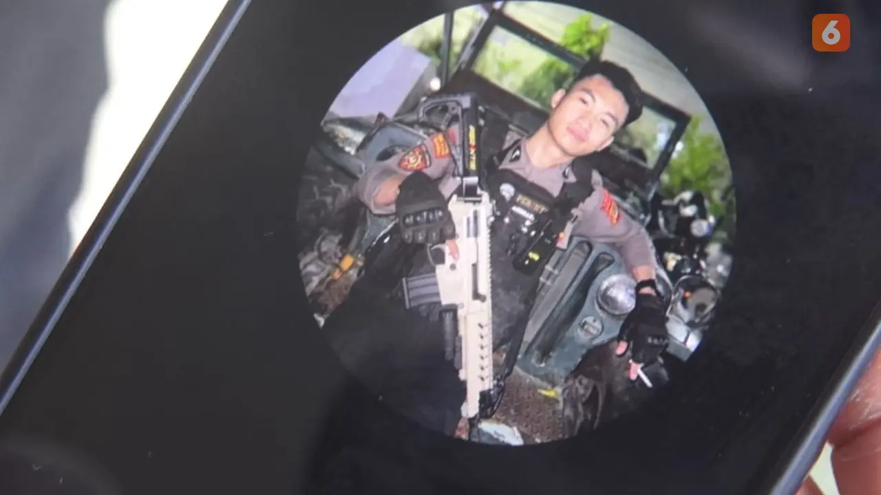 Bripda R, anggota Polda Sulsel yang dilaporkan menganiaya mantan pacarnya (Liputan6.com/Fauzan)