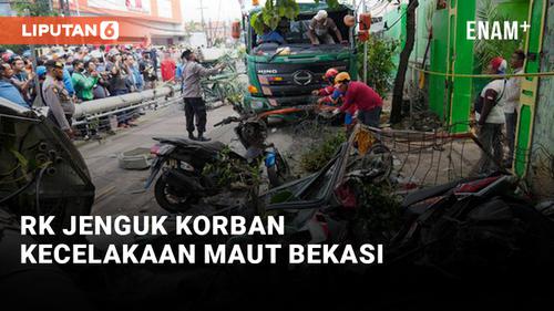 VIDEO: Ridwan Kamil Jenguk Korban Kecelakaan Maut Truk Bekasi