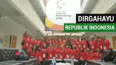 Berita video ucapan dirgahayu Republik Indonesia dari beberapa atlet Indonesia yang akan berjuang di Asian Games 2018 di Palembang.