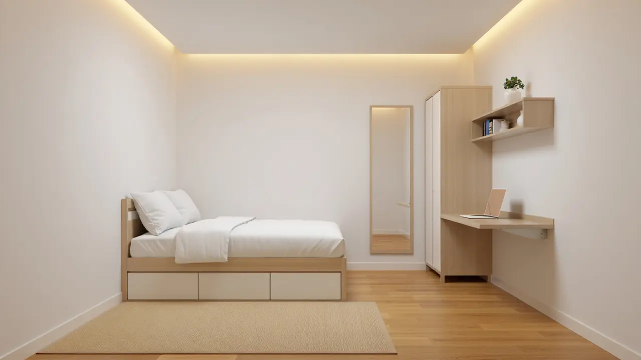 Tips Menata Kamar Tanpa Jendela agar Tidak Terasa Pengap (Foto: Reve Art AI)
