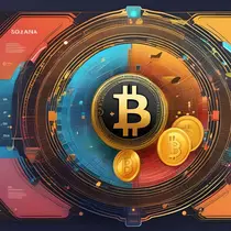 Ilustrasi harga kripto (Foto By AI)