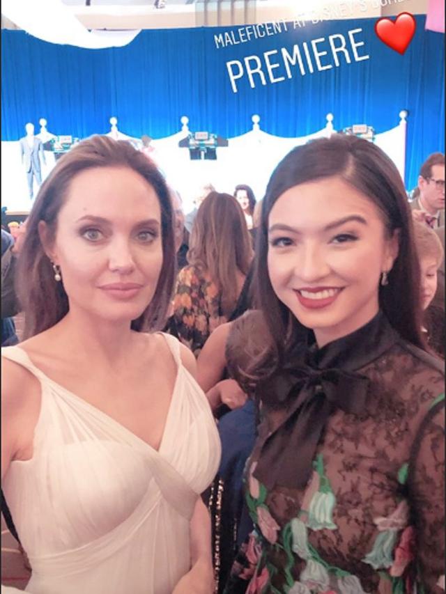 Raline Shah dan Angelina Jolie (Instagram/ ralineshah)