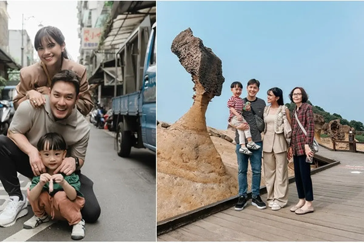 6 Potret Audi Marissa Mudik ke Rumah Anthony Xie di Taiwan, Jalan Bareng Mertua