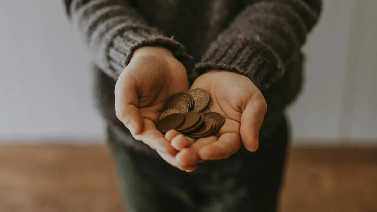 Kids with money