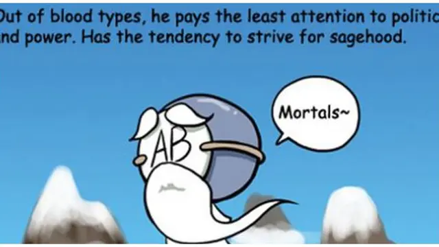 Foto : copyright facebook/blood type AB