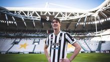 Dusan Vlahovic resmi menjadi pemain baru Juventus. (Dok. Juventus)