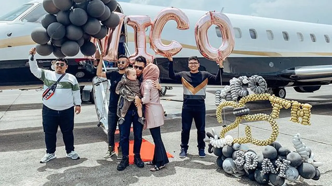 Rachel Vennya menyewa jet pribadi untuk merayakan ulang tahun Niko Al-Hakim