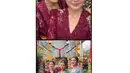 Dalam momen sakral tersebut, Zoe tampak memukau dengan balutan kebaya Bali berwarna merah marun. Kebaya tersebut memiliki detail brokat yang elegan, memberikan sentuhan mewah namun tetap anggun.  [@zoeabbasjackson].