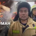 Puluhan Rumah Kontrakan Terbakar