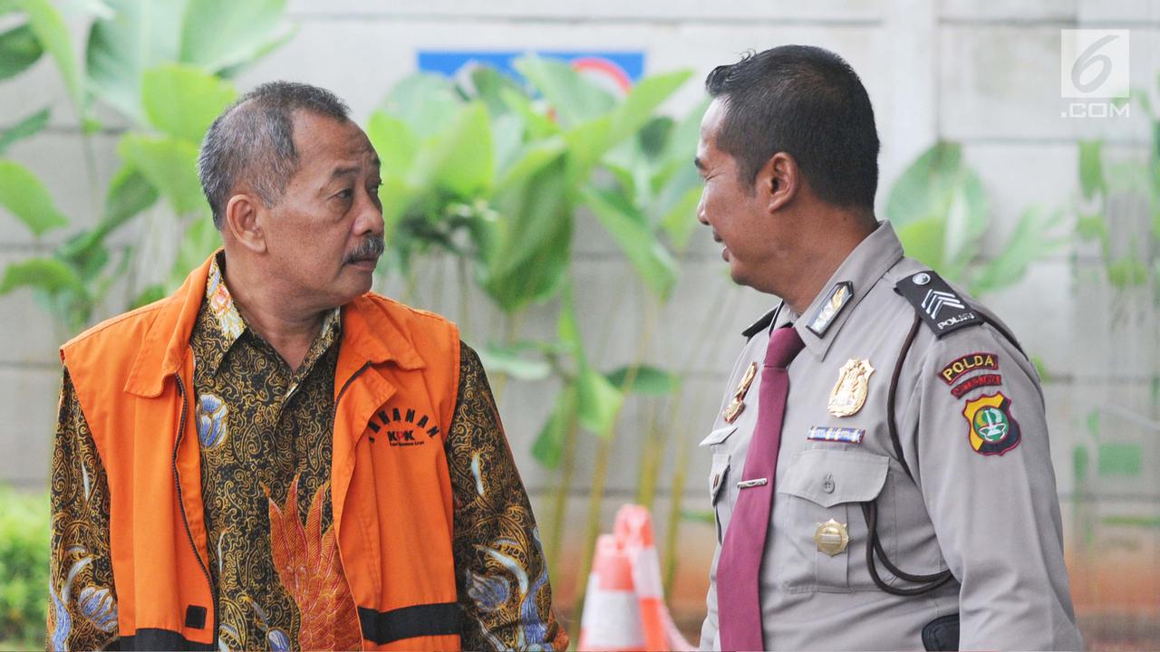 Pemeriksaan Tersangka Hakim Sudiwardono