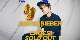 Koleksi Justin Bieber x Crocs Ludes Terjual dalam 90 Menit