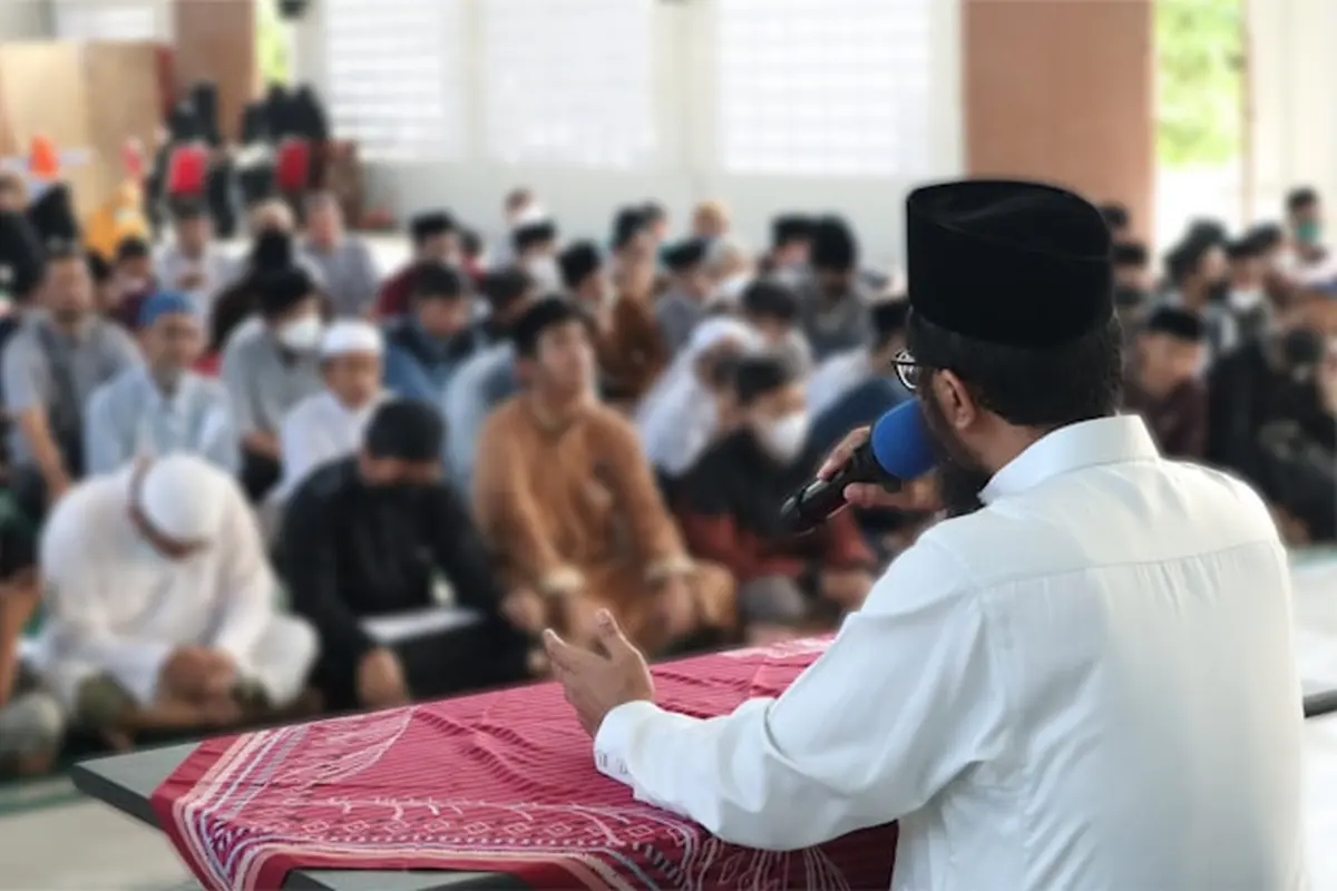 Ilustrasi ceramah, khotbah, Iduladha