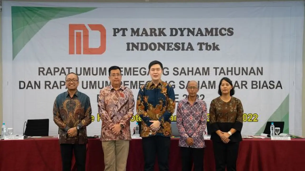 RUPST PT Mark Dynamics Indonesia Tbk (MARK), Senin, 30 Mei 2022 (Dok: PT Mark Dynamics Indonesia Tbk)