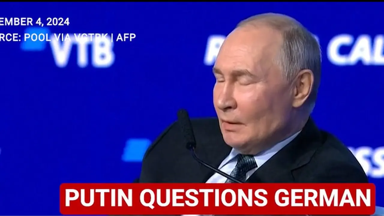 Presiden Rusia Vladimir Putin menegur pembicara dari Jerman tak berbicara bahasa Jerman. (AFP)