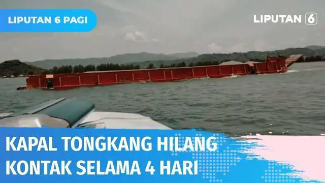 VIDEO: Kapal Tongkang Pengangkut Material Aspal Sirkuit Mandalika, 4 Hari Hilang Kontak