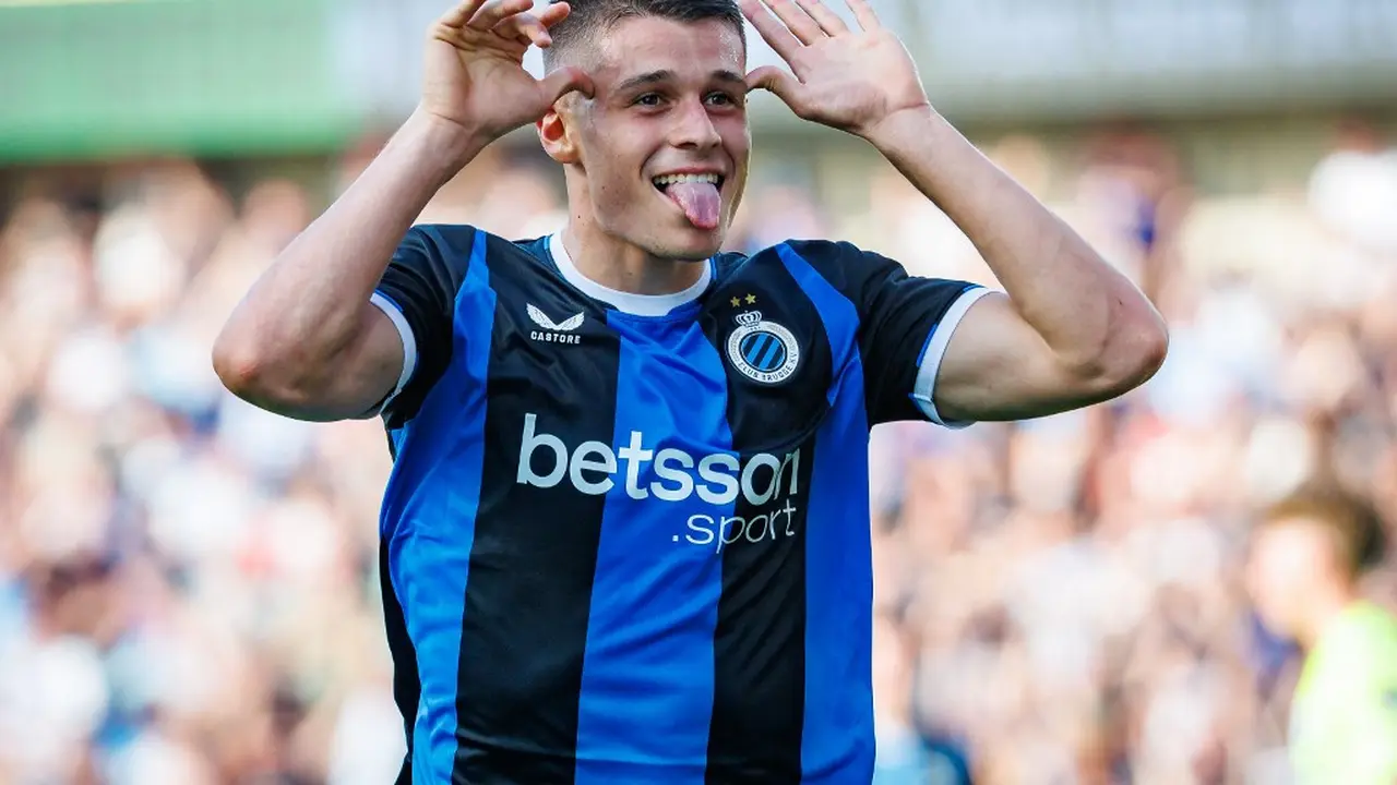 Striker muda Club Brugge, Nicolo Tresoldi