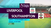 Susunan Pemain Liverpool Vs Southampton