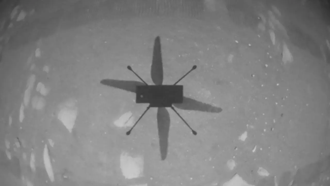 Helikopter NASA di Planet Mars.