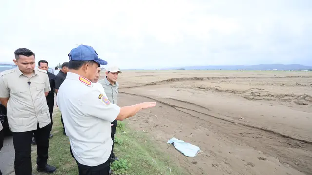 Kasatgas Tito Tinjau Sawah Tertimbun Lumpur di Pidie Jaya, Minta Dukungan Kementan untuk Pemulihan