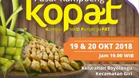 Destinasi Digital Pasar Kampoeng Kopat Siap Meluncur di Banyuwangi
