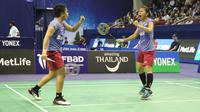Ganda putri Indonesia Greysia Polii / Apriyani Rahayu melesat ke semifinal Prancis Terbuka Super Series 2017. (Humas PP PBSI)
