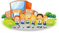 Ilustrasi sekolah, siswa, murid, pelajar. (Photo created by brgfx on www.freepik.com)