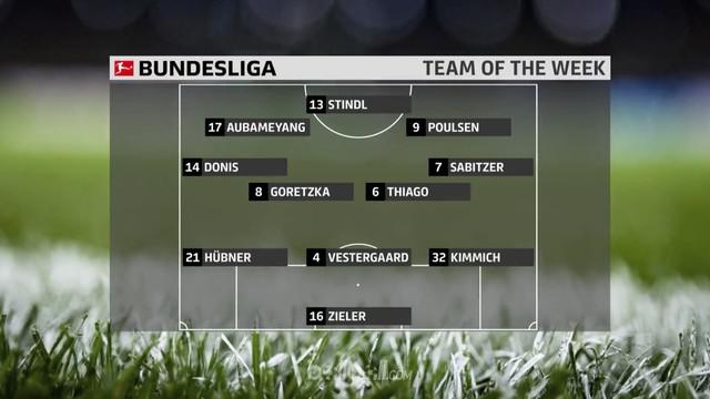 Berita video starting XI pemain-pemain terbaik Bundesliga 2017-2018 pekan ke-8. This video presented by BallBall.