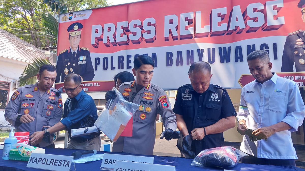 Drama Penyergapan di Pelabuhan Ketapang, Kurir Sabu 2 Kg Tak Berkutik