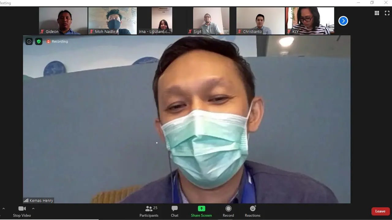 Direktur Astra Digital Kemas Henry Kurniawan dalam acara silaturahmi secara digital bersama Liputan6.com,  Rabu (15/7/2020).