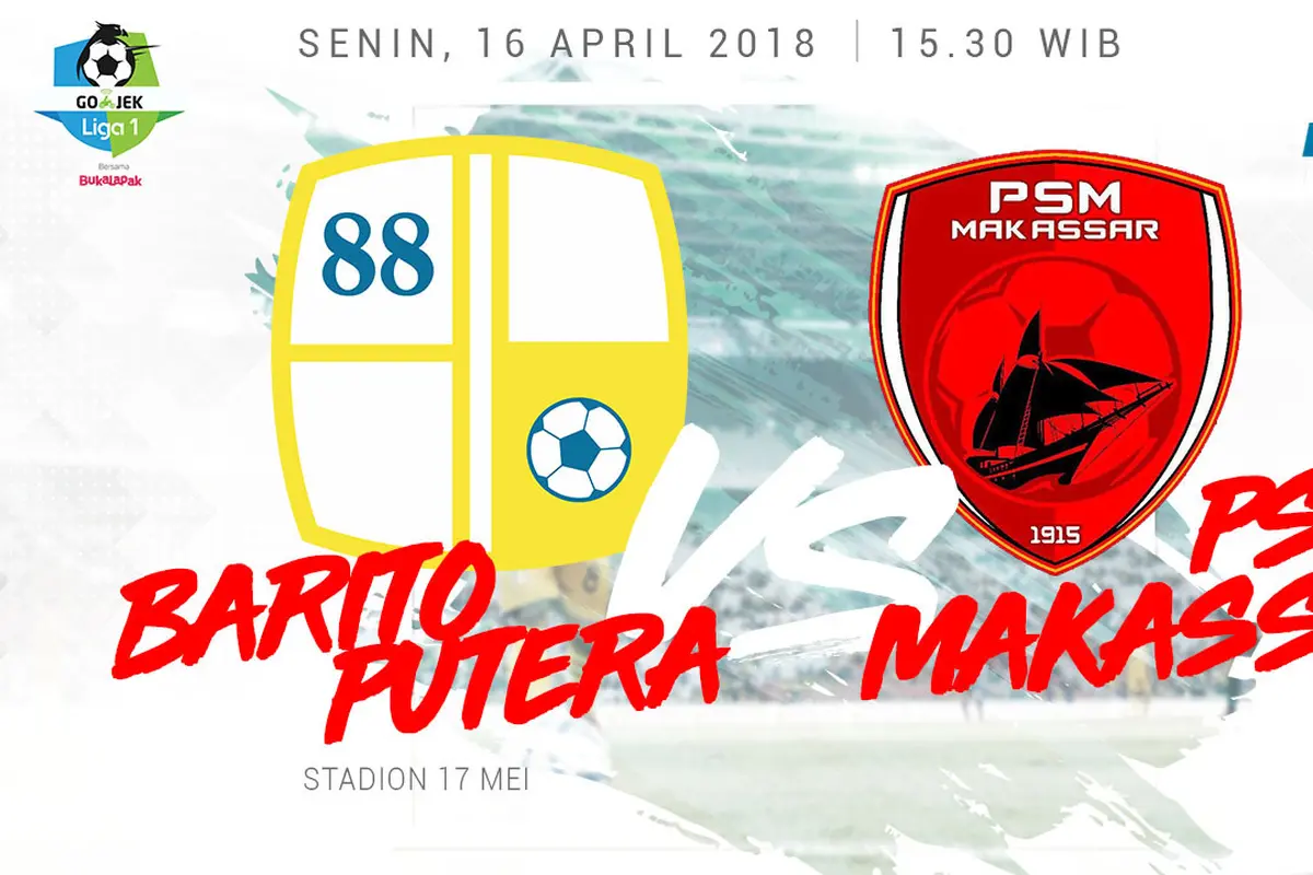 Barito Putera Vs PSM Makassar