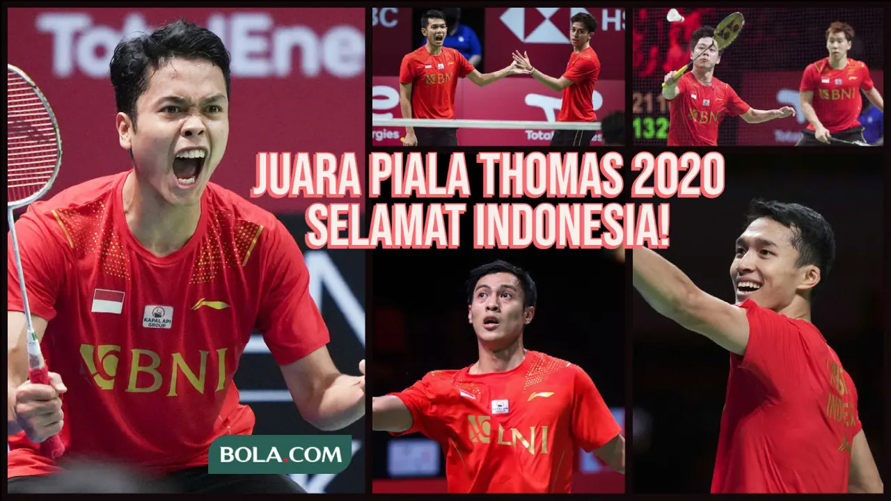 Indonesia Juara Piala Thomas 2020
