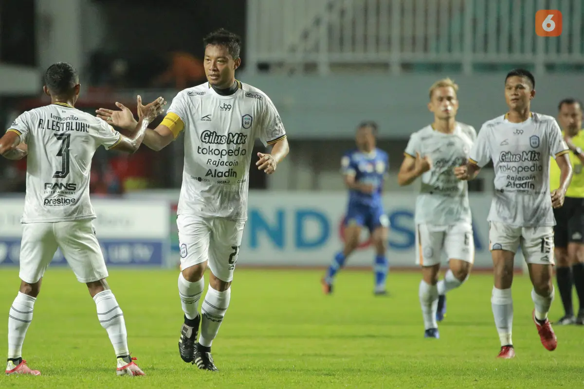 Foto: Ranskandia, Kapten Hamka Cetak Gol dan Bawa Rans Cilegon FC ke Semifinal Liga 2