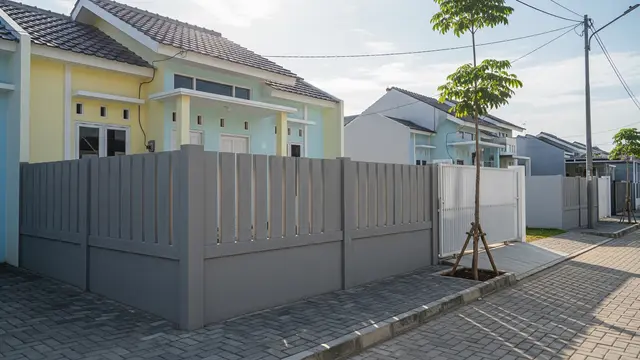 Inspirasi Pagar Rumah Kecil yang Disukai Banyak Pemilik Rumah Subsidi/AI Generated