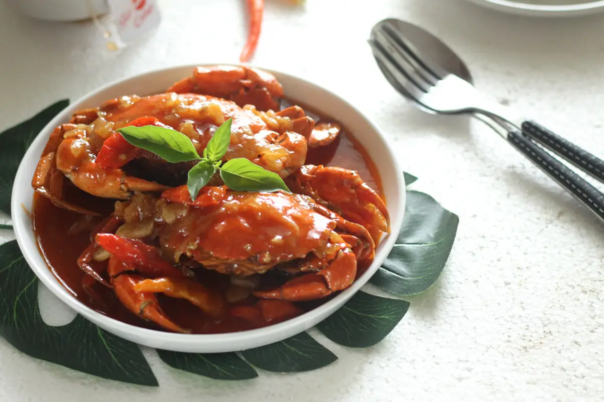 kepiting asam manis