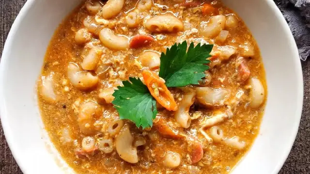 Resep makaroni kuah pedas. (dok. Cookpad @yashLaras_17)